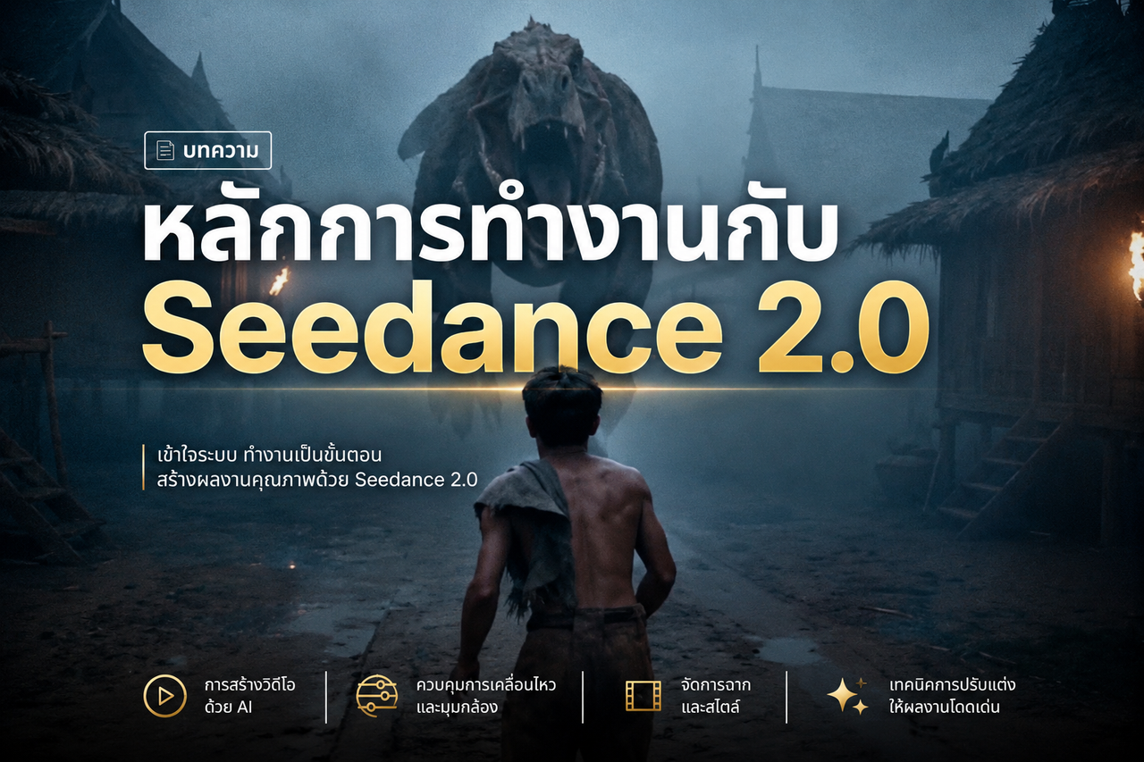 การทำงานกับ seedance 2.0