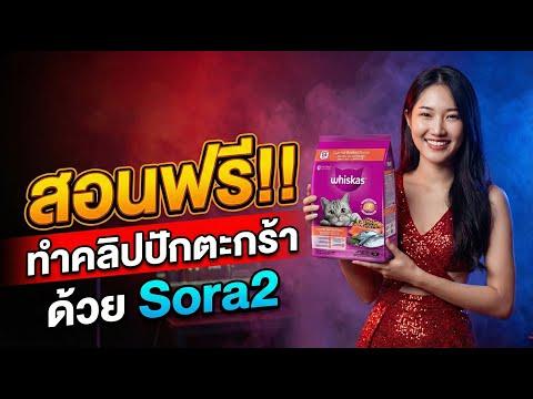สอนฟรี ทำคลิปขายสินค้าด้วย Sora2